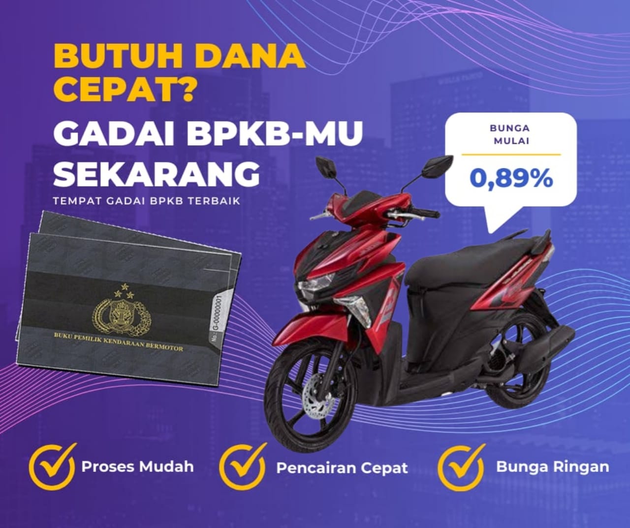 Kredit Jaminan Bpkb Motor Yamaha Newsoul Gt Dapat Dana Berapa? Seperti Ini Simulasinya